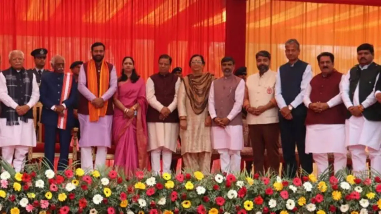 Haryana cabinet expansion: Eight BJP leaders take oath as ministers